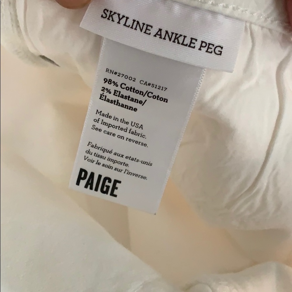 No tags read description Adorable PAIGE Skyline Ankle Peg - Optic White 32 - Picture 8 of 10